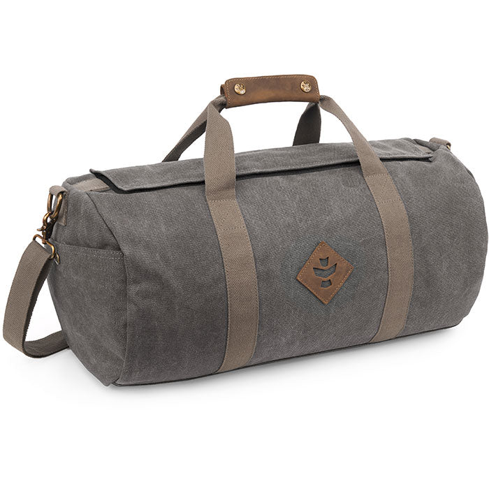 Revelry Supply The Overnighter Small Odor Absorbing Duffel, Ash