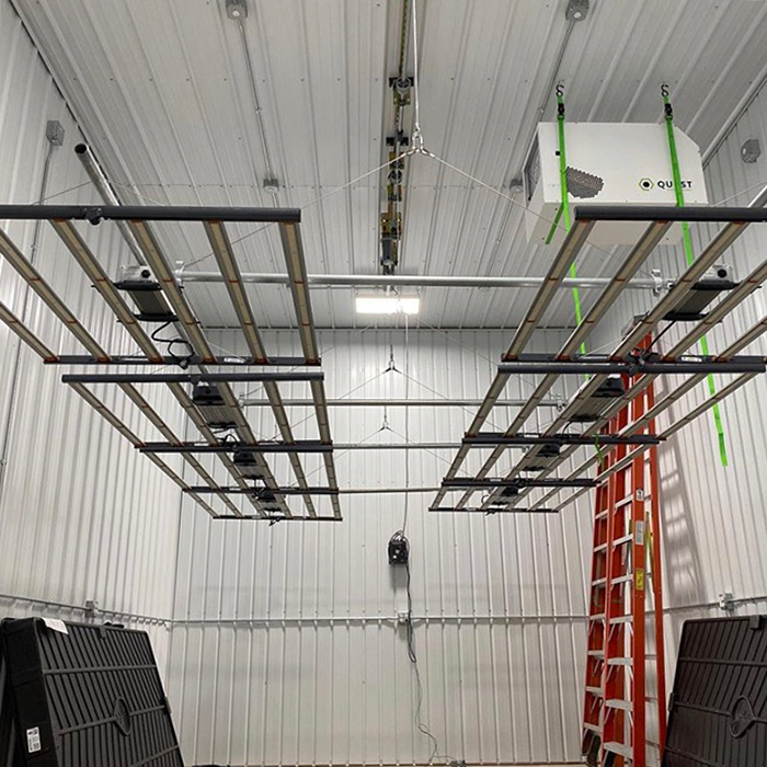 Lift And Grow Custom Motorized Adjustable Grow Light Mover With Hang Bar