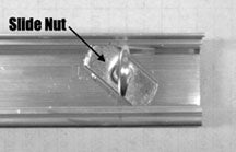 Light Rail 3.5/4.0 Switch Stops (Slide Nuts & Thumb Screws) - Pack of 6