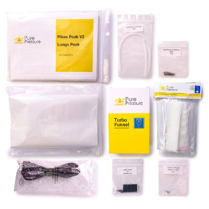 PurePressure Longs Peak 8 Ton Pneumatic Rosin Press - 10" x 3"