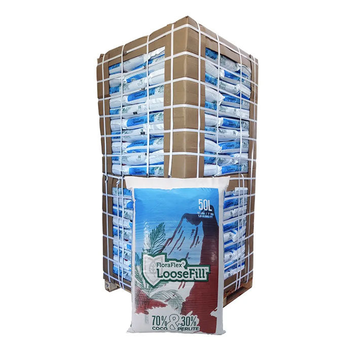 FloraFlex LooseFill 70/30 Coco Perlite Blend, 50 Liter, Pallet of 96 Bags