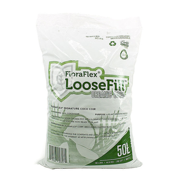 FloraFlex LooseFill Coco Coir Bag, 60% WHC, 50 Liter
