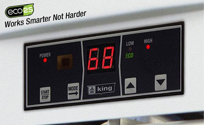 King Electric LPW ECO2S Electronic Wall Heater, 4500 Watt, 208/240 Volt, White