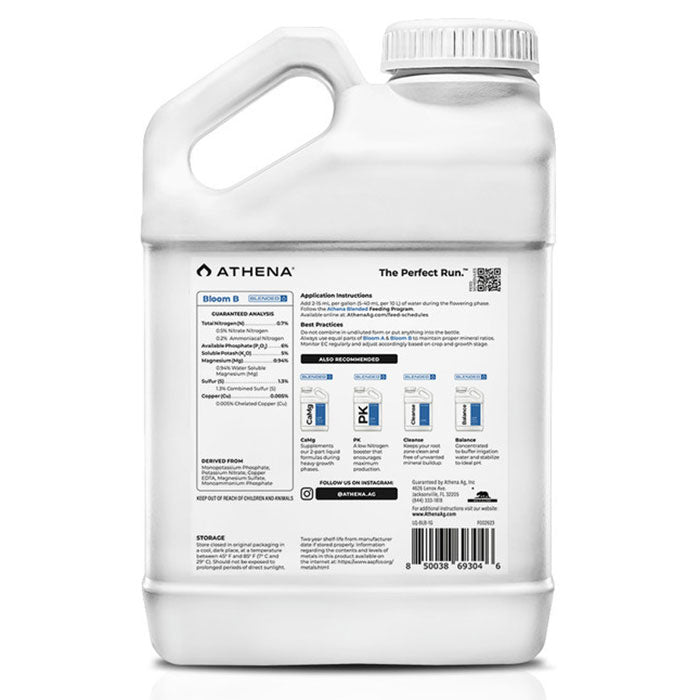 Athena Blended Bloom B 0.7-6-5, 1 Gallon