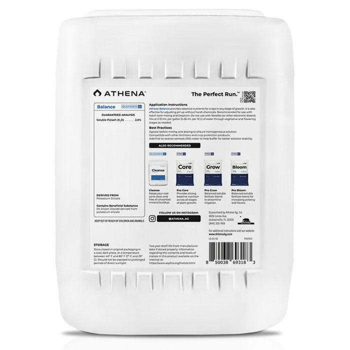 Athena Blended Balance 0-0-2, 5 Gallon