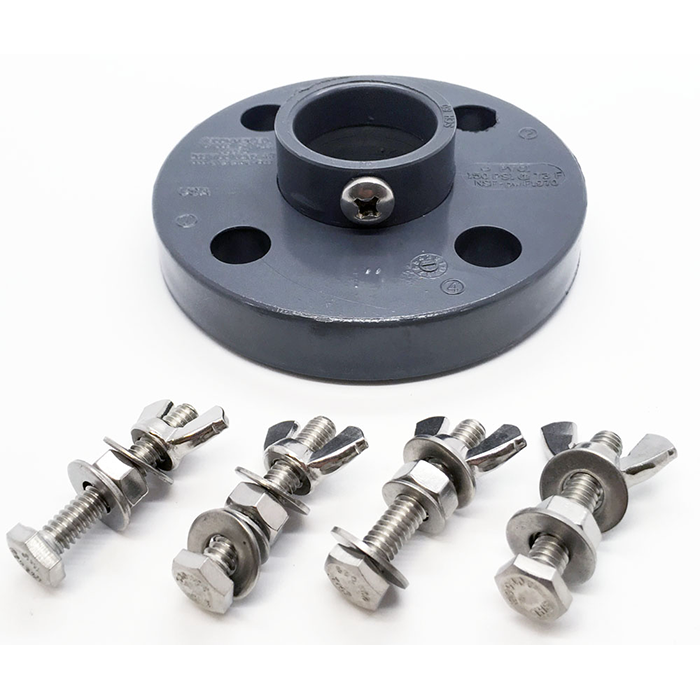 Agrowtek SXL Liquid Sensor Mount Flange Kit, for Mounting 1" PVC Pipe