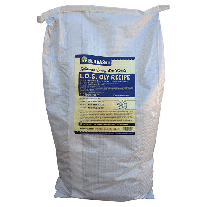 BuildASoil Living Organic Soil with Oly Mountain Fish Compost