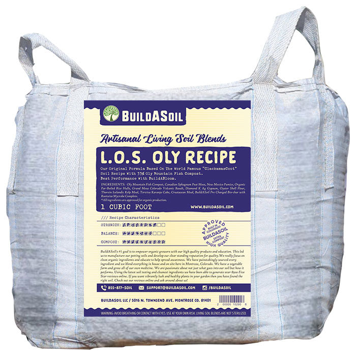 BuildASoil Living Organic Soil with Oly Mountain Fish Compost