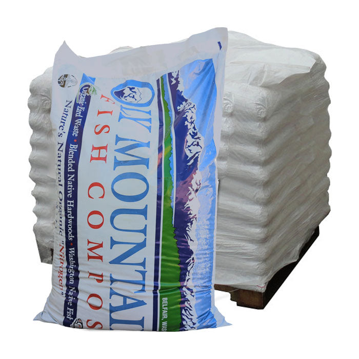 Oly Mountain Fish Compost, 1 Cu Ft - Pallet of 50 Bags
