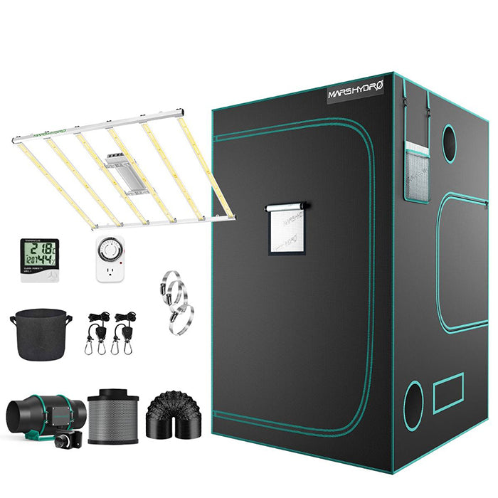 Mars Hydro 5' x 5' FC-E6500 LED Grow Tent Kit