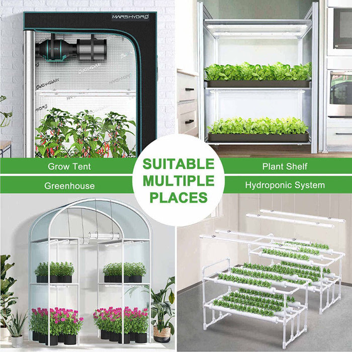 Mars Hydro VG80 T5 LED Grow Light Bar, Pack of 2