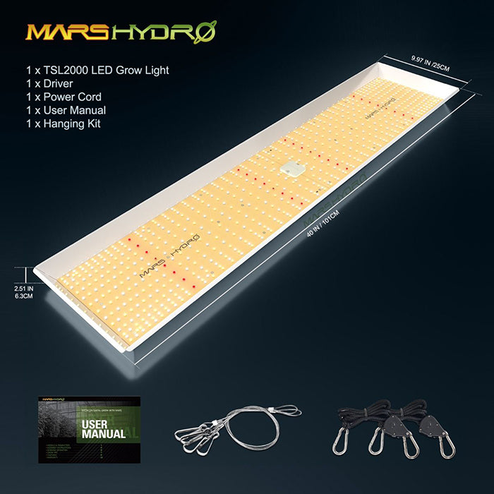 Mars Hydro TSL 2000 300 Watt LED Grow Light