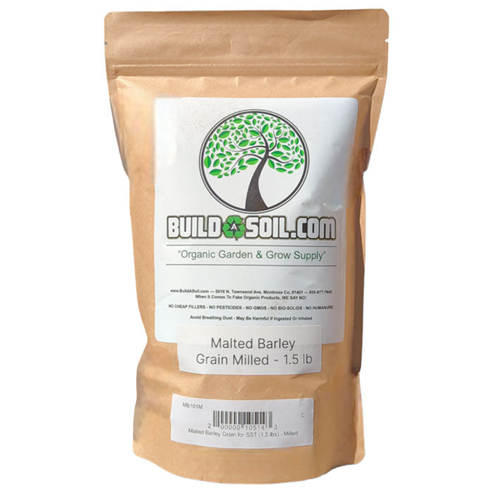 BuildASoil Milled Malted Barley Grain for SST