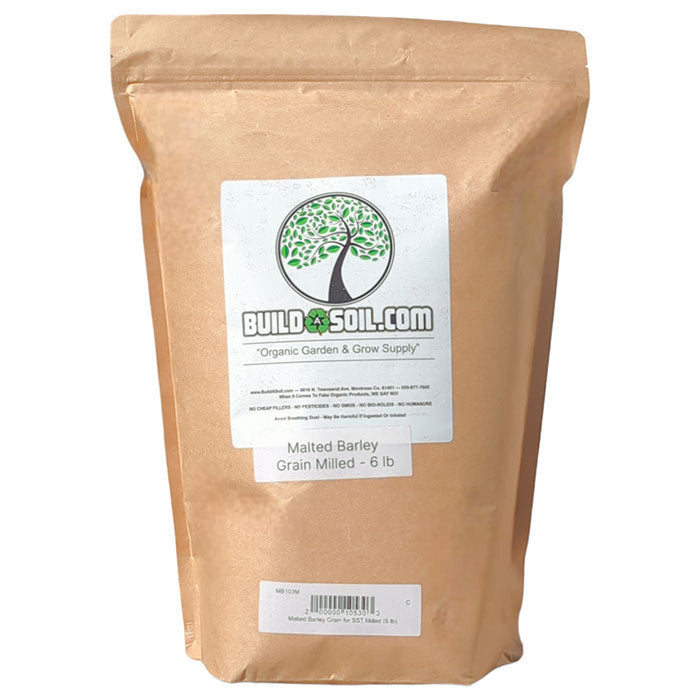 BuildASoil Milled Malted Barley Grain for SST