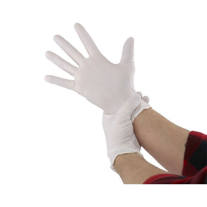 Mad Farmer White Nitrile Gloves, Box of 100