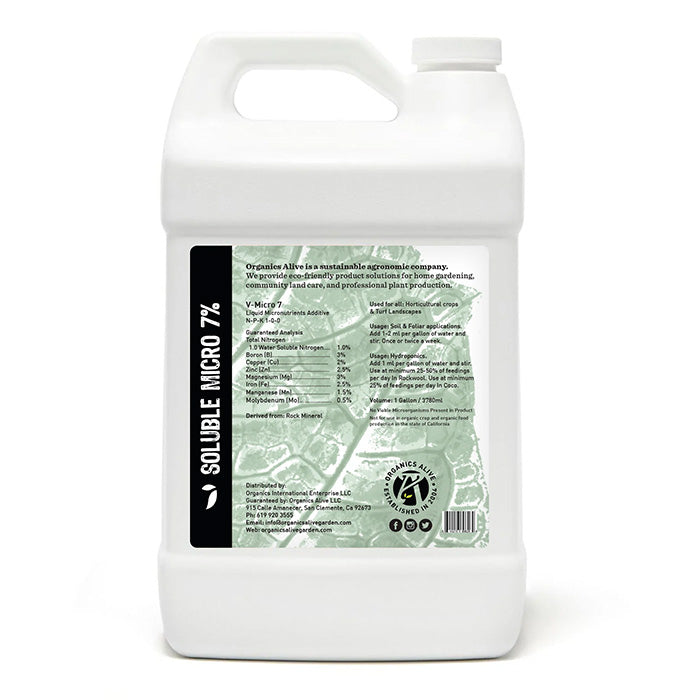 Organics Alive V-Micro 7, 1 Gallon