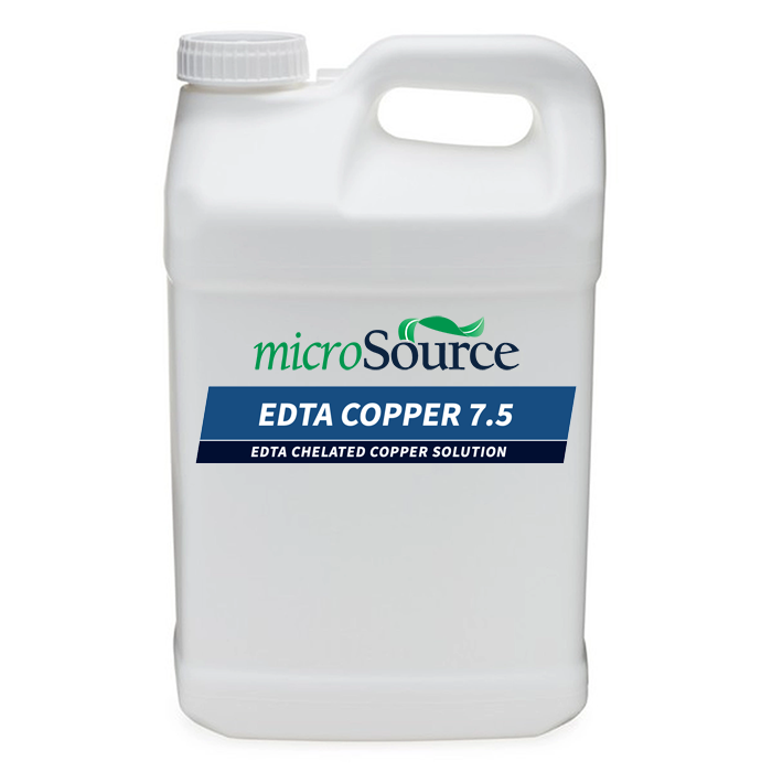 MicroSource EDTA Chelated Copper 7.5%, 2.5 Gallons