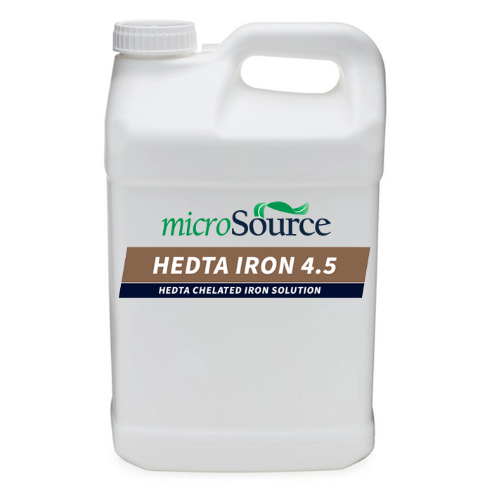 MicroSource HEDTA Chelated Iron 4.5%, 2.5 Gallons