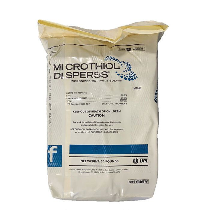 UPL Microthiol Disperss Organic Fungicide, 30 Pounds