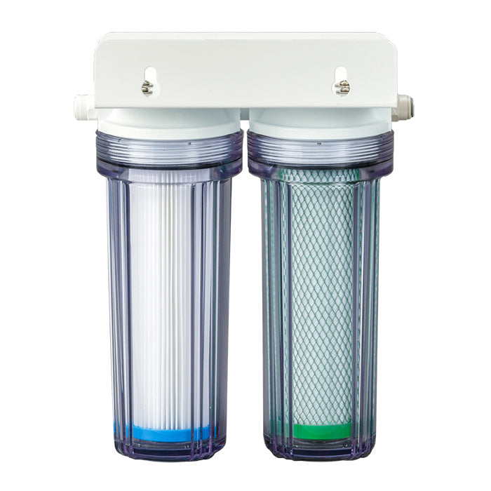 GrowoniX 1400 GPD Mini Scrub Dechlorinator and Sediment Filter System with KDF/CAT Premium Carbon Filter