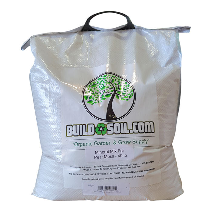 BuildASoil Mineral Mix Kit for Peatmoss, 40 lb.