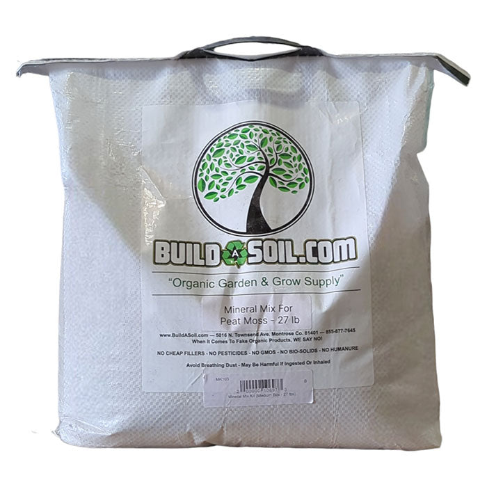 BuildASoil Mineral Mix Kit for Peatmoss, 27 lb.