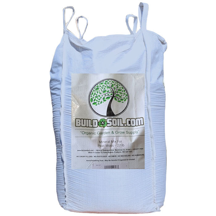 BuildASoil Mineral Mix Kit for Peatmoss, 2000 lb. Tote