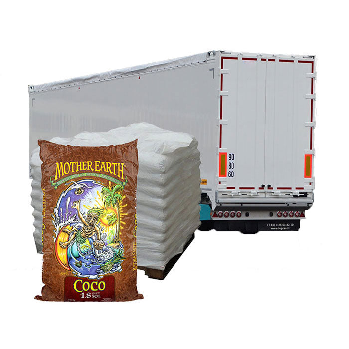 Mother Earth Coco, Half Truck Load of 11 Pallets - 715 Bags Total - 50 Liter/1.8 Cu. Ft Bags