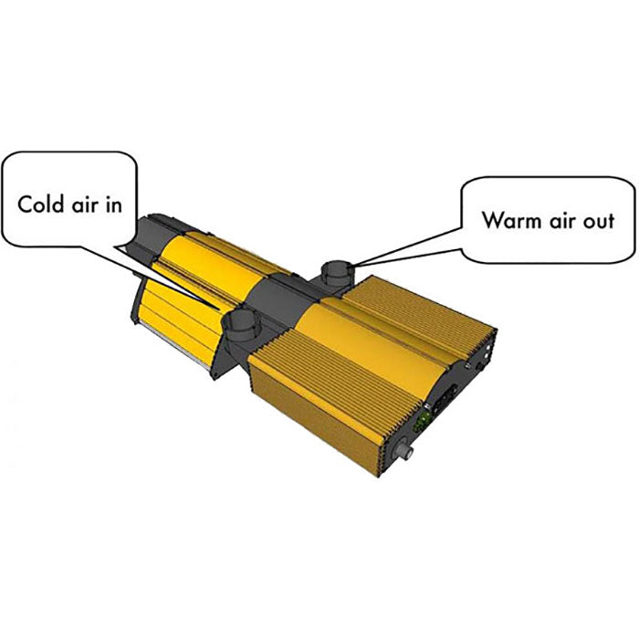 DimLux Expert Series Nanotube 1000 Watt Double Ended HPS/MH Grow Light with 2,000K Bulb, 230 Volt