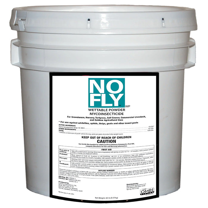 Blacksmith BioScience NoFly WP BioInsecticide, 20 Pounds