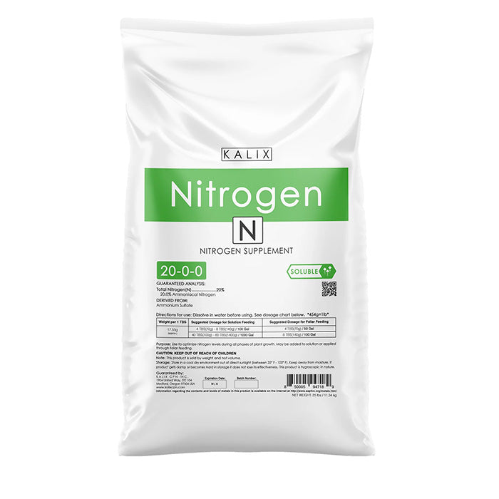 Kalix Nitrogen 20-0-0 (Soluble), 25 lb.