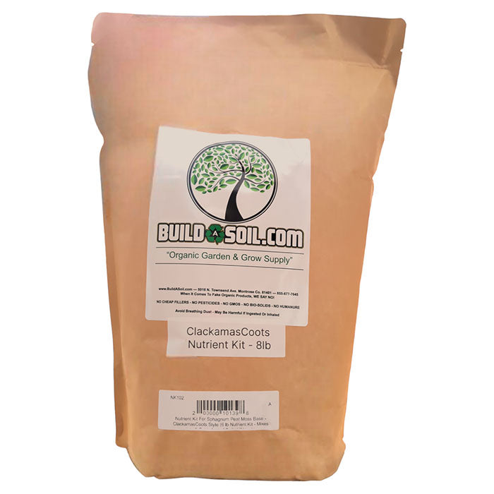 BuildASoil Clackamas Coots Style Nutrient Kit for Sphagnum Peat Moss, 8 lb.