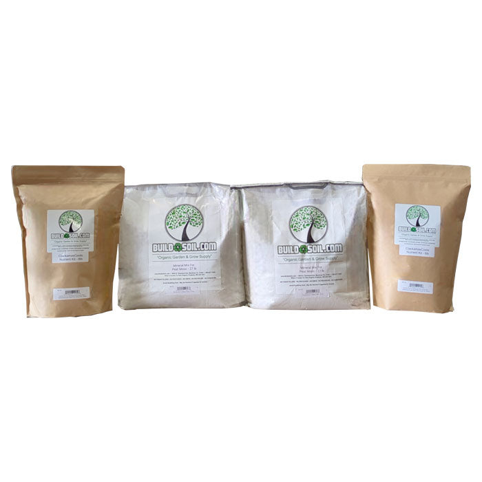 BuildASoil Complete Soil Building Nutrient Kit, 3.8 Cu Ft Bale Kit