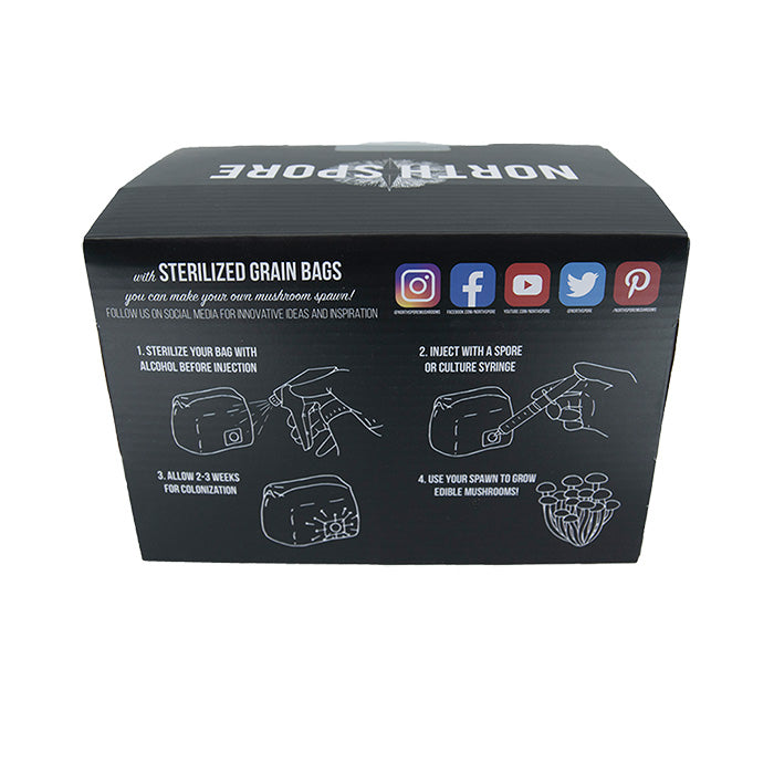 North Spore Sterilized Grain Bag