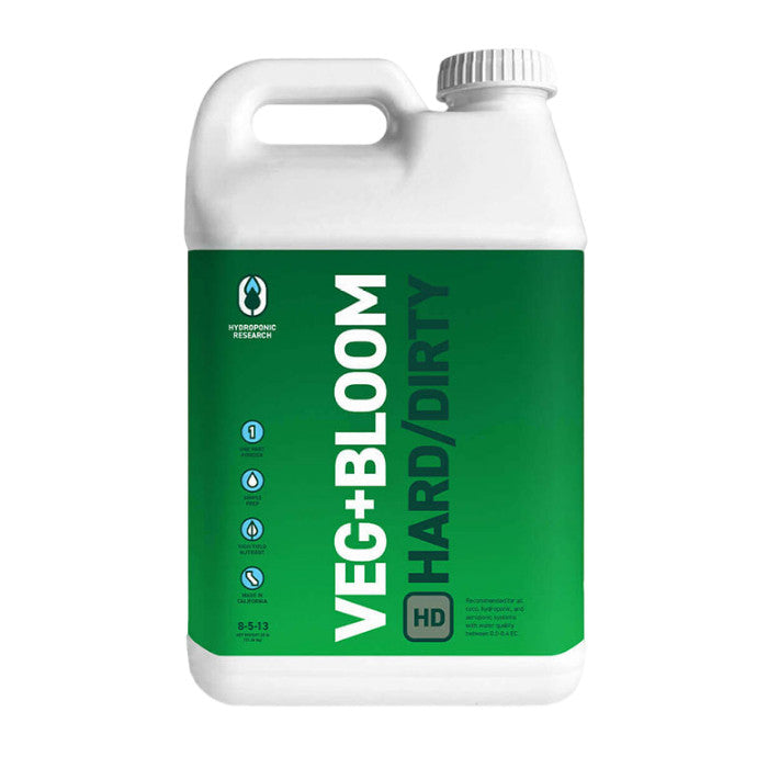 Hydroponic Research Veg+Bloom HD Base One Part Powder Nutrient