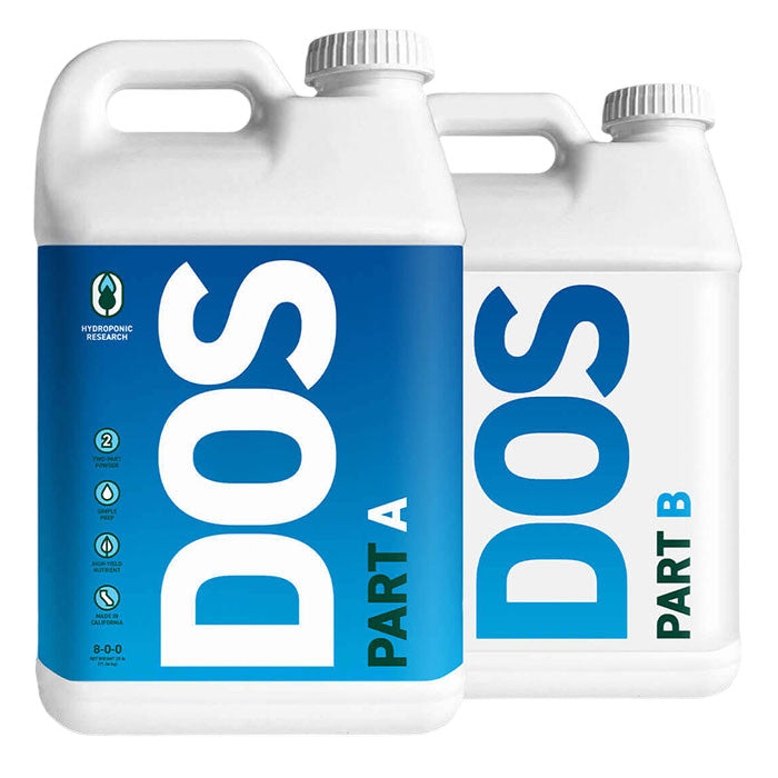 Hydroponic Research DOS Combo A+B Base Two Part Powder Nutrient, 100 lb.