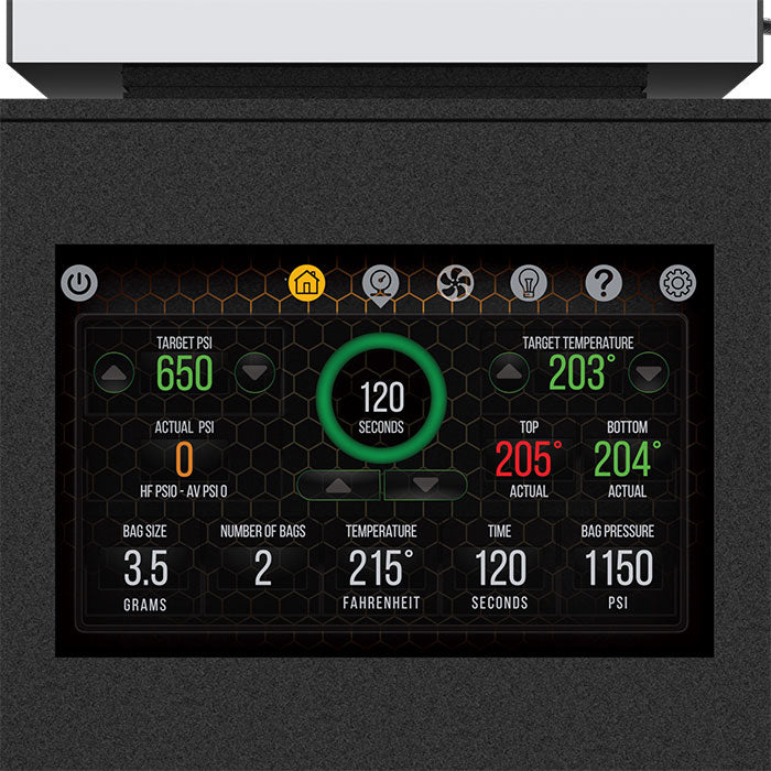 NugSmasher Pro Touch 20 Ton Pneumatic/Manual Rosin Press