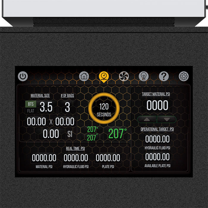 NugSmasher Pro Touch 20 Ton Pneumatic/Manual Rosin Press