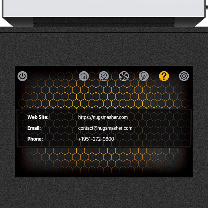 NugSmasher Pro Touch 20 Ton Pneumatic/Manual Rosin Press