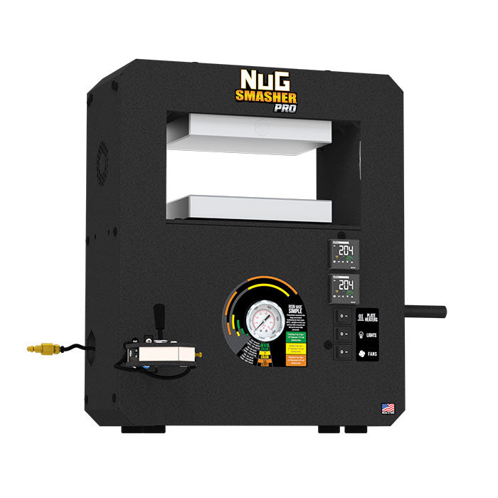 NugSmasher PRO 20 Ton Pneumatic/Manual Rosin Press