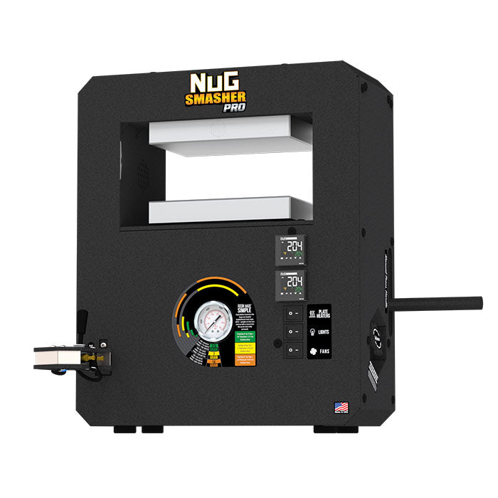 NugSmasher PRO 20 Ton Pneumatic/Manual Rosin Press