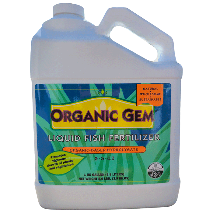 Organic Gem Fish Hydrolysate Liquid Fish Fertilizer