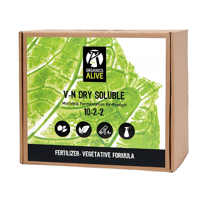 Organics Alive V-N Dry Soluble Veg 10-2-2, 25 lbs.