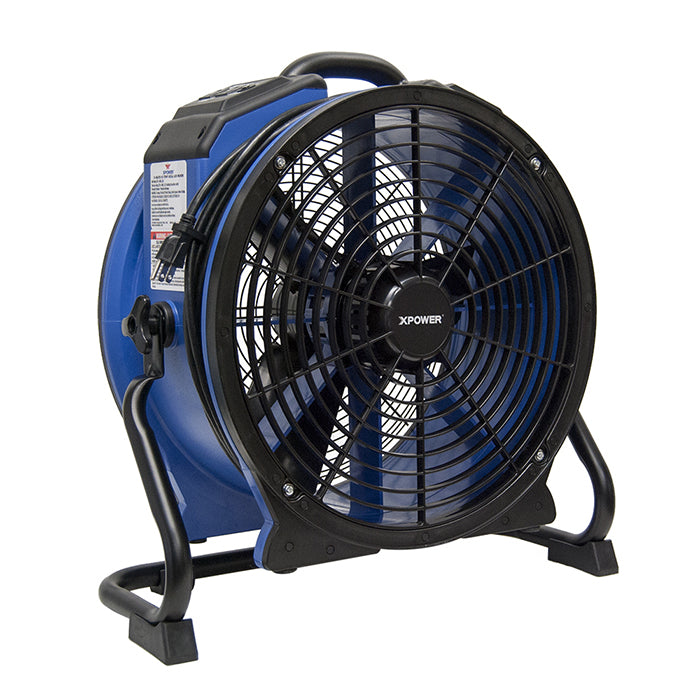 XPOWER X-48ATR Professional High Temperature Axial Fan, 1/3 HP, 3600 CFM