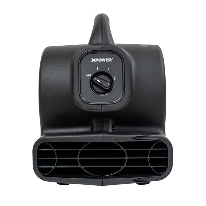 XPOWER P-80A Mighty Mini Air Mover, 600 CFM, Black