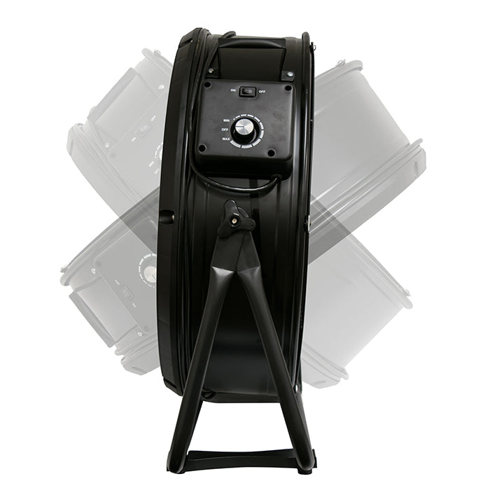 XPOWER FD-630D High Velocity Drum Fan, 24 Inch