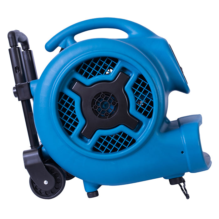 XPOWER 800-Series P-830H Air Mover with Handle & Wheels, 1 HP, 3600 CFM
