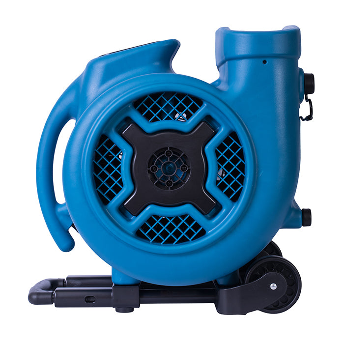 XPOWER 800-Series P-830H Air Mover with Handle & Wheels, 1 HP, 3600 CFM