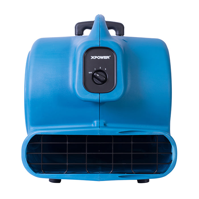 XPOWER 800-Series P-830H Air Mover with Handle & Wheels, 1 HP, 3600 CFM