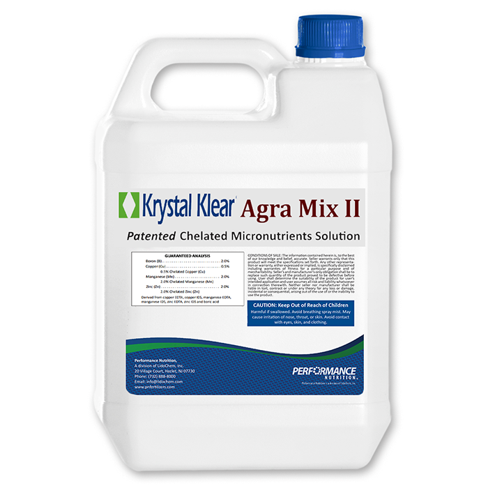 Performance Nutrition Krystal Klear Agra Mix II, 2.5 Gallon